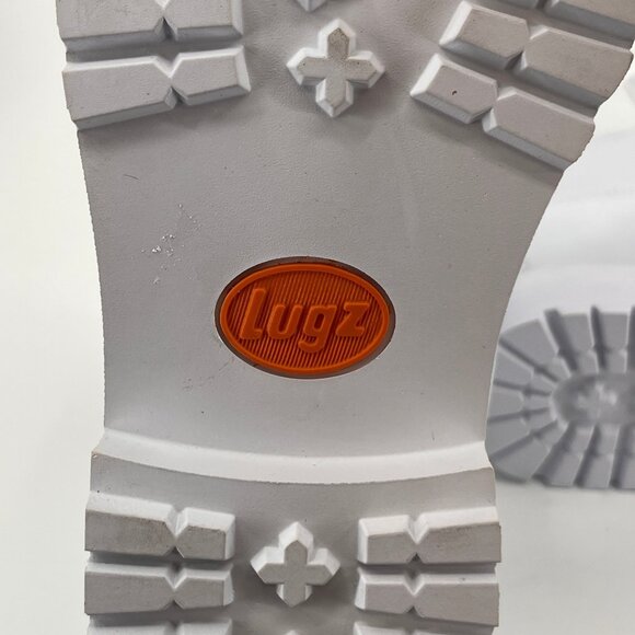 Lugz Convoy 6-Inch Boot Size 8.5W White Faux Leather Wide Water Resistant - Picture 9 of 16
